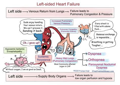 signs of left heart failure